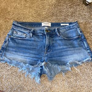 Frame Denim Blue Jean Shorts